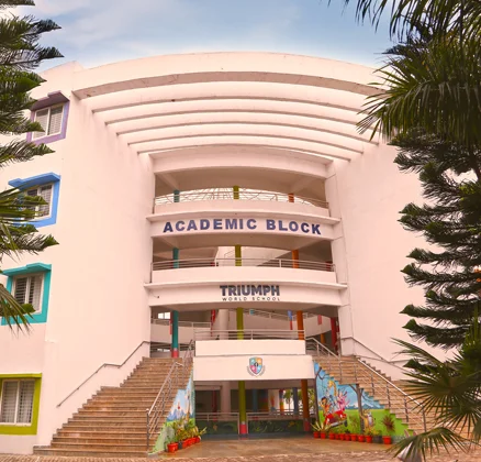 Triumph World School, Electronic City, Bangalore - The Academic Block, Houses Students from Grades 1-10