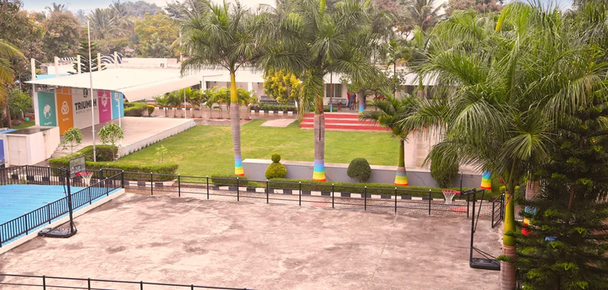 Triumph World School, Electronic City, Bangalore - An Aerial View of the Assembly Area